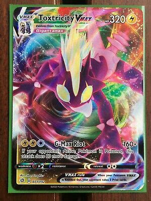 Check spelling or type a new query. Pokemon Card TOXTRICITY VMAX Ultra Rare 71/192 REBEL CLASH *MINT* (071) | eBay