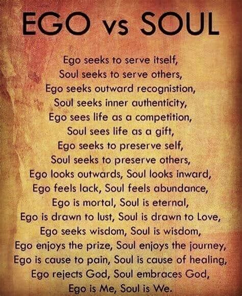 Ego Versus Spiritsoul Life Of The Amazing Msp Ego Quotes Soul