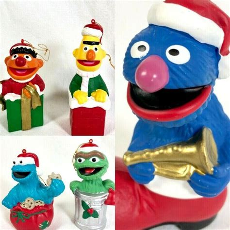 Kurt Adler Sesame Street Jim Henson 1998 Vintage Christmas Ornaments 5