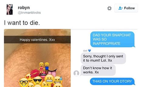 Father Accidentally Sends Nude Valentines Snapchat To His DAUGHTER
