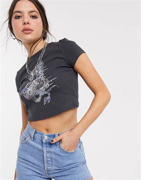 Tee shirt capsule corp super sayan dragon ball tee shirt capsule corp super sayan. Bershka dragon motif tee in charcoal grey | ASOS