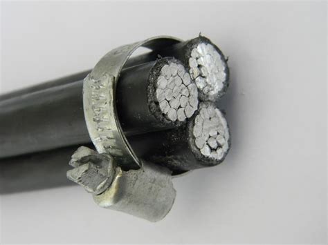 Aluminum Overhead Service Drop Cable 600v Aac Conductor Triplex Cable