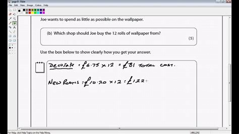 Find recent past exam papers from edexcel. EDEXCEL Past paper Level 2 Q5b Part 1 - YouTube