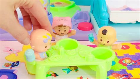 💛 Fisher Price 123 🌈 Babies Playdate Nursery Little People Talking