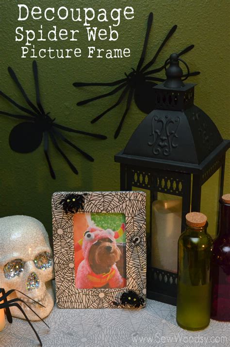 When you visit any website, it may store or retrieve information on your browser, mostly in the form of cookies. Decoupage Spider Web Picture Frame - Sew Woodsy