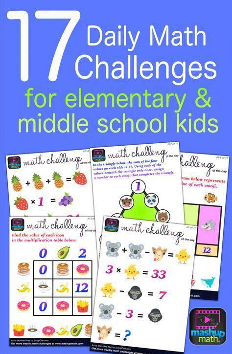 Fun Math Challenges For The Kids Maybe For Adults Too Mathforadults Math Challenge