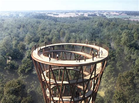 This Spiraling Treetop Walkway In Denmark Is Simply Breath Taking