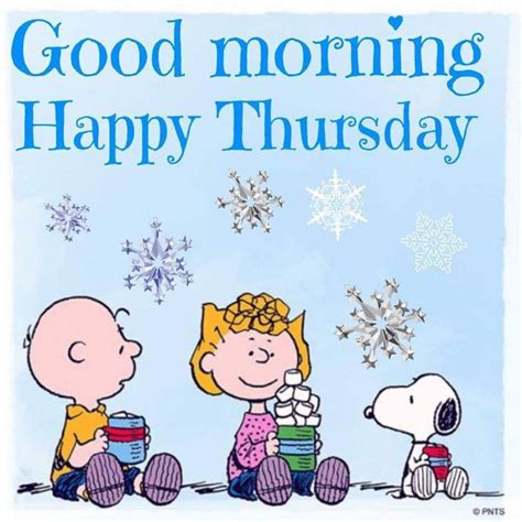 Happy Thursday Good Morning Snoopy Good Morning Happy Thursday