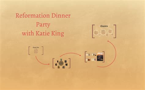 You don't have to cook. Renaissance Dinner Party by Katie King