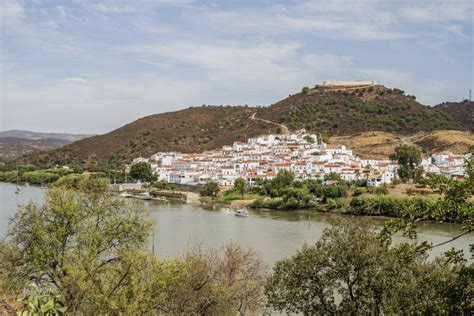 Sanlucar De Guadiana In Spain Pictured From Portuguese Side On The