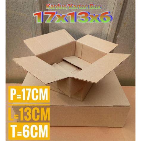 Jual Kardus Packing 17x13x6 Kardus Polos Shopee Indonesia