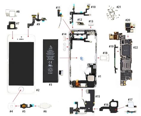 More than 40+ schematics diagrams, pcb diagrams and service manuals for such apple iphones and ipads, as: Exploded An Iphone 5 - Dok Phone throughout Iphone 4S Internal Parts Diagram | Automotive Parts ...