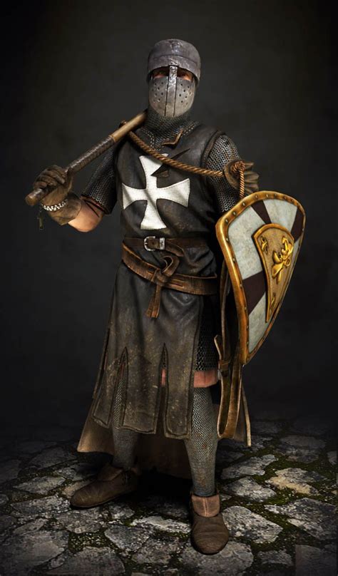 A Brother Of The Knights Hospitaller Knights Hospitaller Medieval