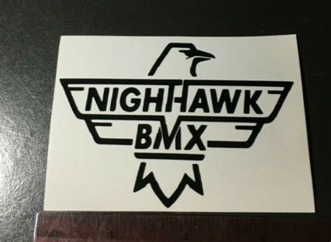 Nighthawk Bmx Decal Sticker Old School Bmx Haro Elf Vdc Vector Skyway