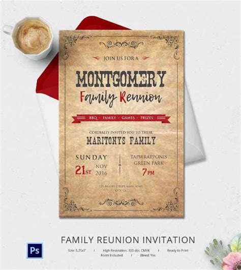 There are family reunion ideas and then there are unique family reunion ideas!!!! 32+ Family Reunion Invitation Templates - Free PSD, Vector ...