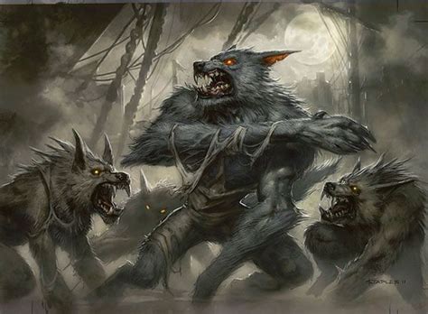 Wildblood Pack Art By Greg Staples Mythology Werewolf Werewolf