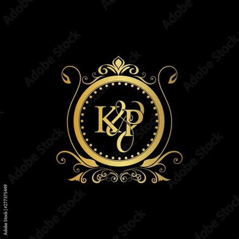 K And P Kp Logo Initial Vector Mark Initial Letter K And P Kp Logo