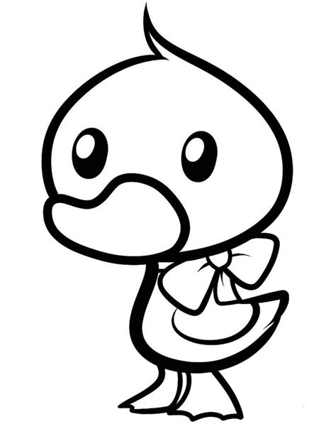 Duck Coloring Pages Best Coloring Pages For Kids Easy Animal
