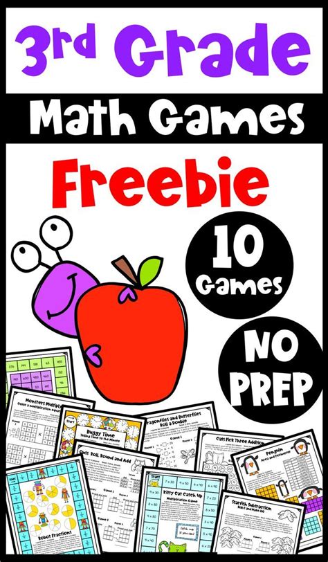 Free Third Grade Math Games For Review Home Learning Or Classroom