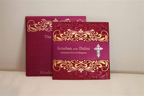 Hindu And Christian Wedding Card Hindu Wedding Cards Is A Well Known