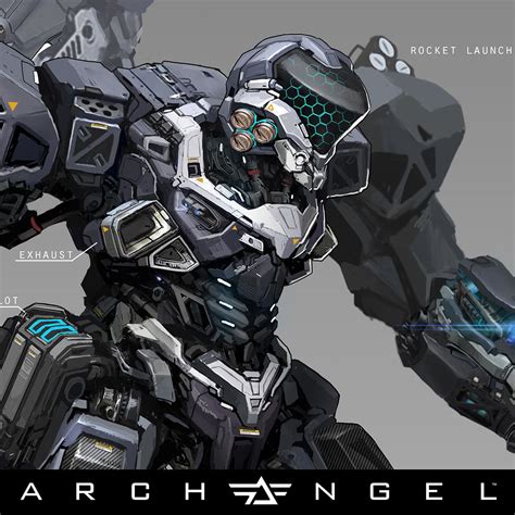Archangel Mech Concept Bryant Koshu On Artstation At Artworklw5n0