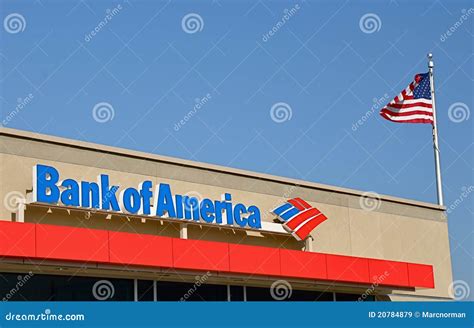 Bank Of America Sign Editorial Stock Image Image Of Money 20784879