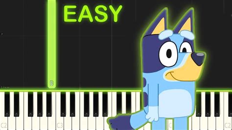 Bluey Easy Piano Tutorial Acordes Chordify