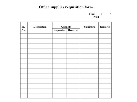 4 Requisition Form Templates Excel Xlts