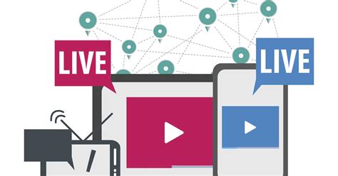 Social Media Live Stream Concept Vector Techmag