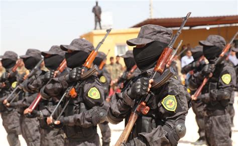 Syrian Democratic Forces Graduate 10th Commando Class Syriacpress