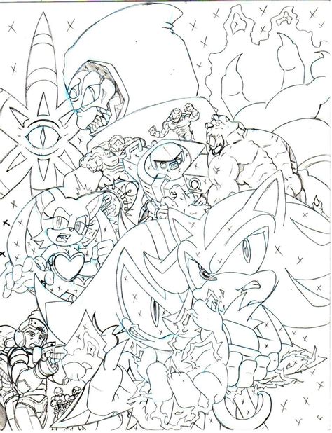 Sonic Universe Shadow Fall Pencil By Trunks24 On Deviantart