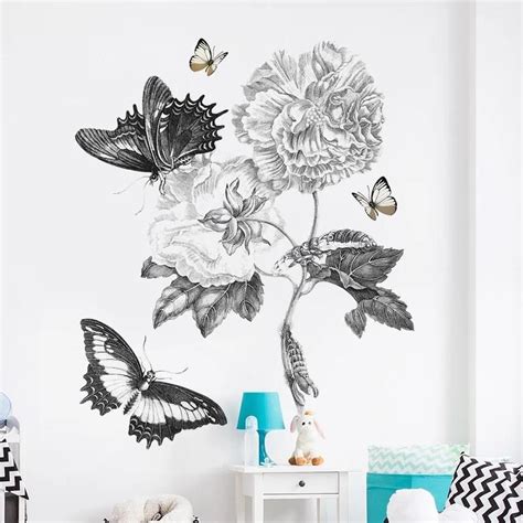 Flower Wall Decal Floral Wall Decals Flower Wall Decals Wall