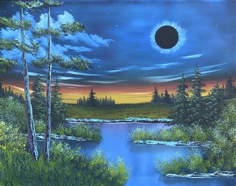 Totality Painting By John Lunny Fine Art America