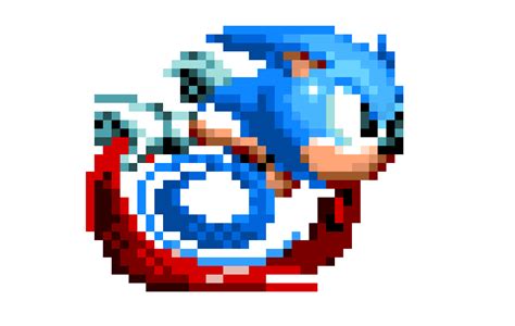 Sonic Running Pixel Art Maker