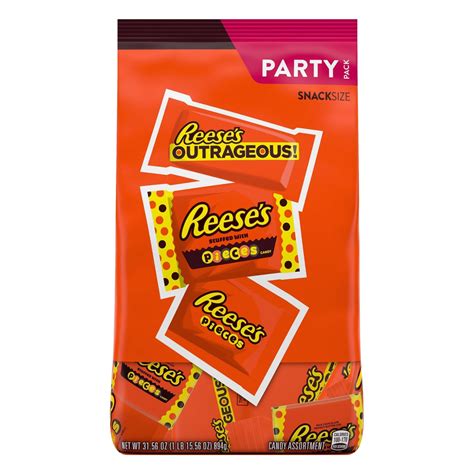 reese s lovers assorted snack size candy party pack shop candy at h e b