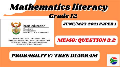 Grade 12 Mathematics Literacy Paper 1 Exam Guide Mayjune 2021
