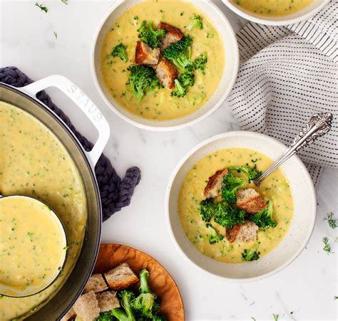 Vegan Broccoli Soup Recipe Love And Lemons