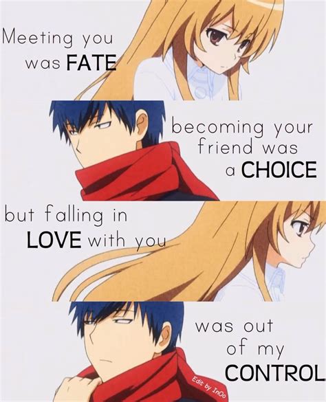 taigaxryuuji ftacw ac anime couple anime love quotes anime quotes toradora