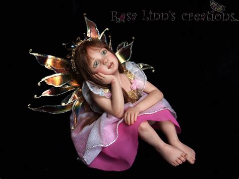 Ooak Handsculpted Little Fairy Art Doll By Rosa Linn Art Dolls Fairy