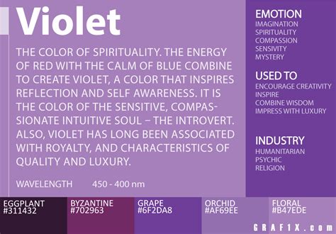 Violet Color Meaning Color Meanings Color Psychology Colors And