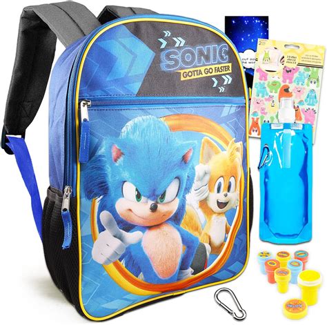 Sonic Toys The Hedgehog Backpack For Kids Sonic School