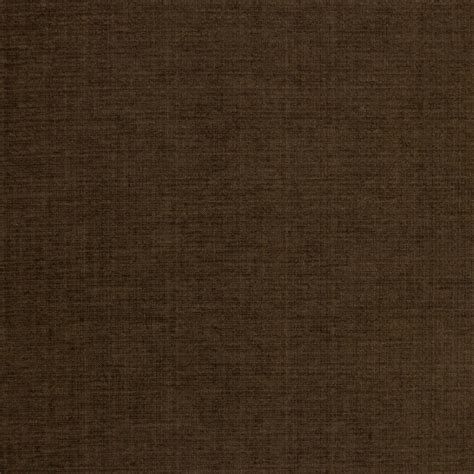 Espresso Brown Solid Chenille Upholstery Fabric By The Yard