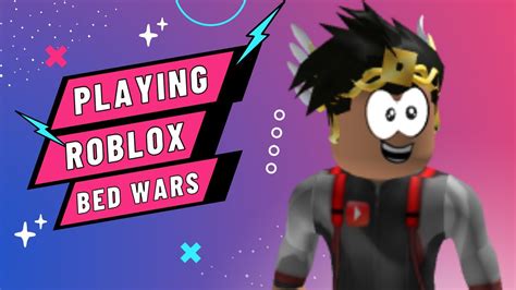 Playing Roblox Bed Wars Youtube