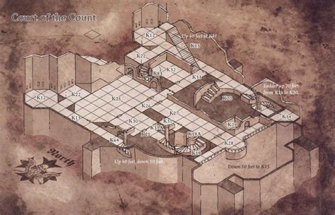 Printable Castle Ravenloft Map Printable Templates