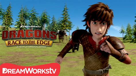 Hiccup On The Run Dragons Race To The Edge Season 4 Trailer Clip
