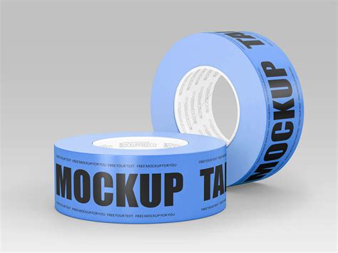 Free Adhesive Duct Tape Mockup Psd Set Good Mockups