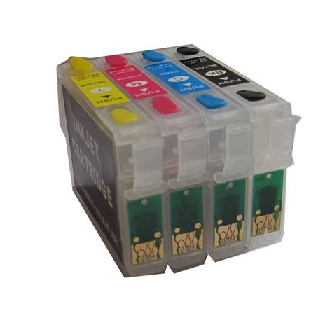 Water, smudge and fade resistant prints with epson durabrite™ ultra ink. Empty Refillable Ink Cartridge 73N For Epson T11 T13 TX111 TX121 - Printer Point