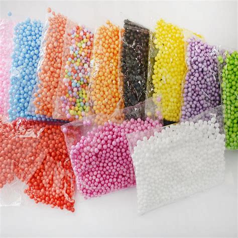 Buy Lots Assorted Colors Crafts Polystyrene Styrofoam Filler Foam Mini Beads Balls At Affordable