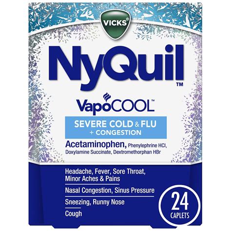 Vicks Nyquil Severe Cold And Flu Caplet Walgreens