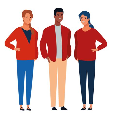Group Of Diverse People 987989 Vector Art At Vecteezy